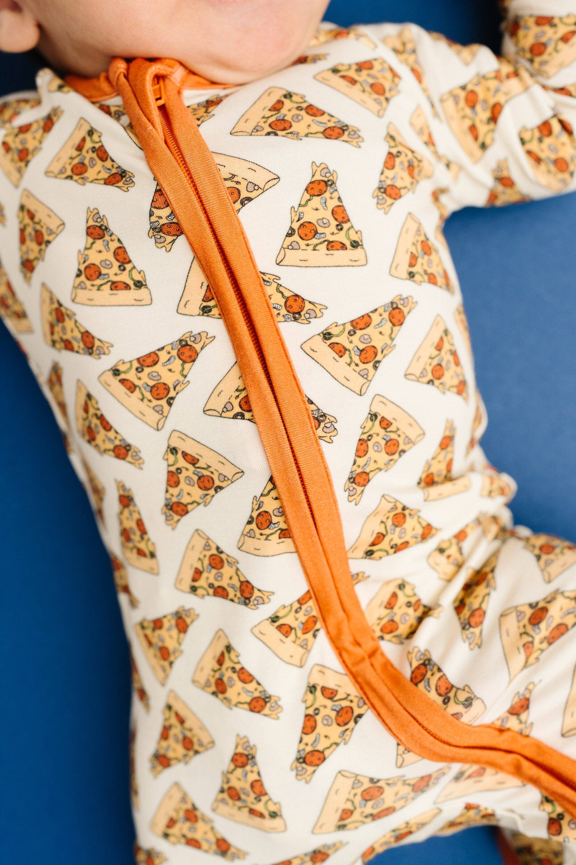 Baby Bamboo Sleeper - Pizza Please