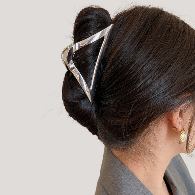 Minimalist Triangle Hair Claw Clip