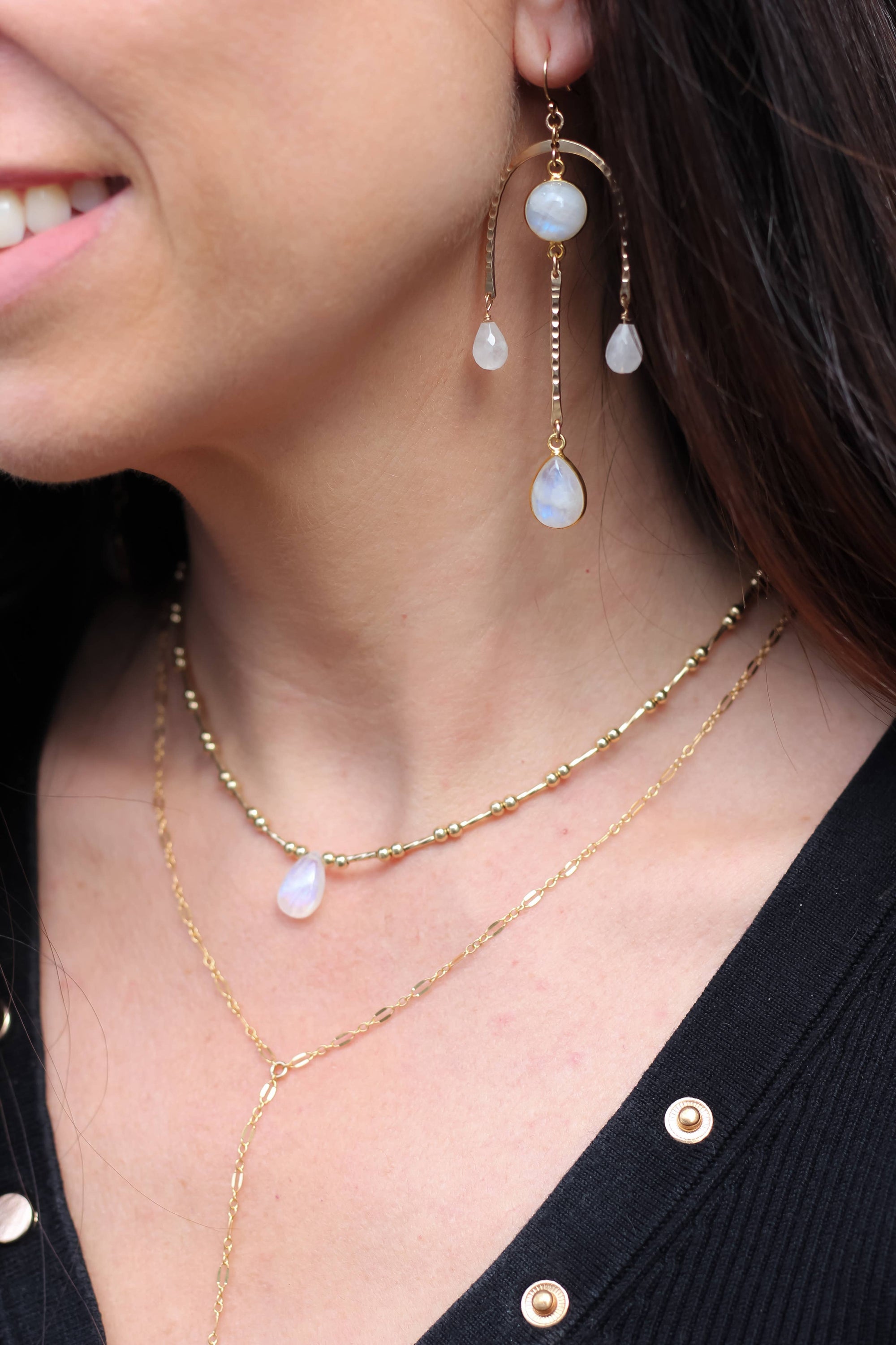 Star Lariat Necklace 