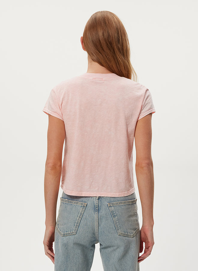 HARLAN CROPPED V-NECK TEE