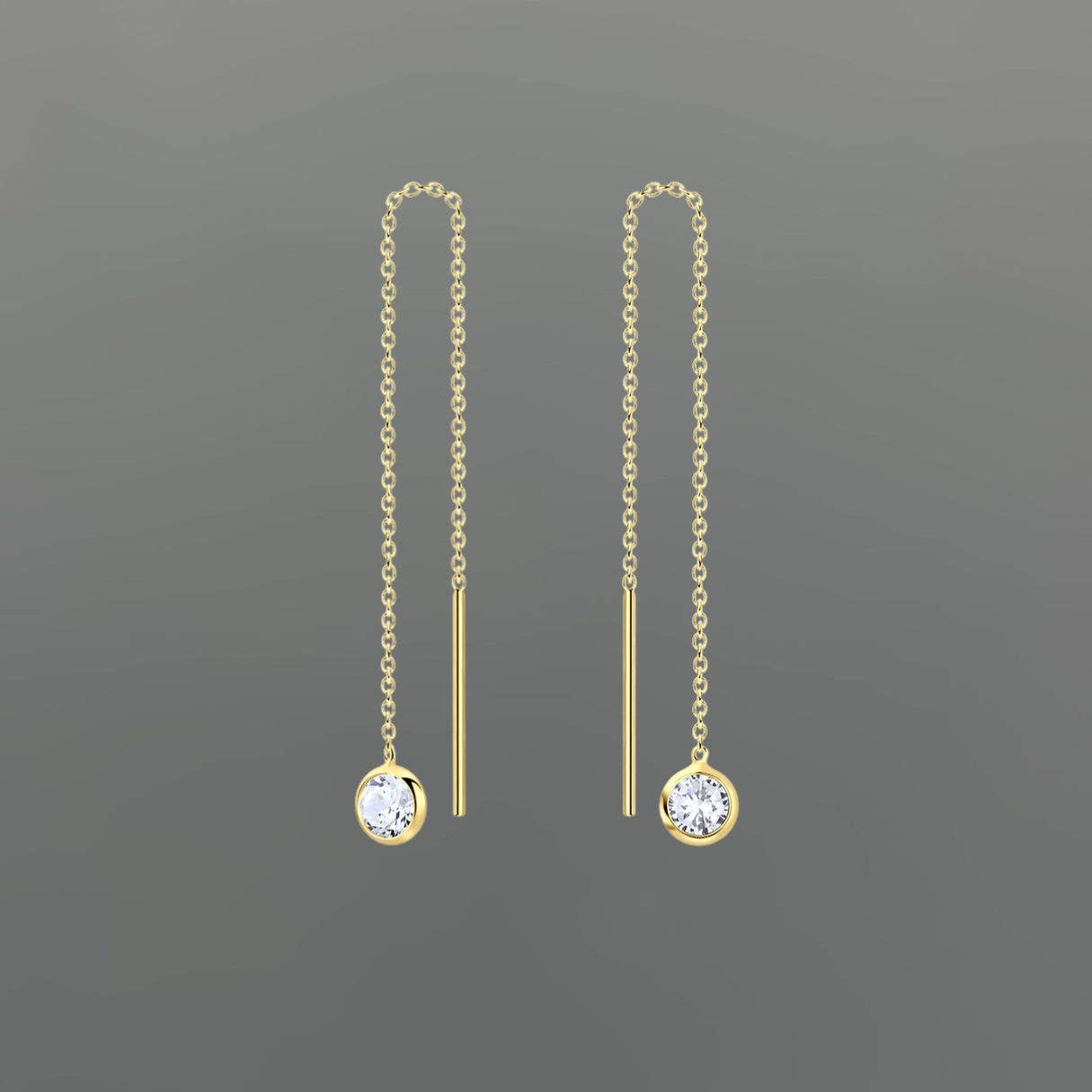 Round Bezel CZ Threader