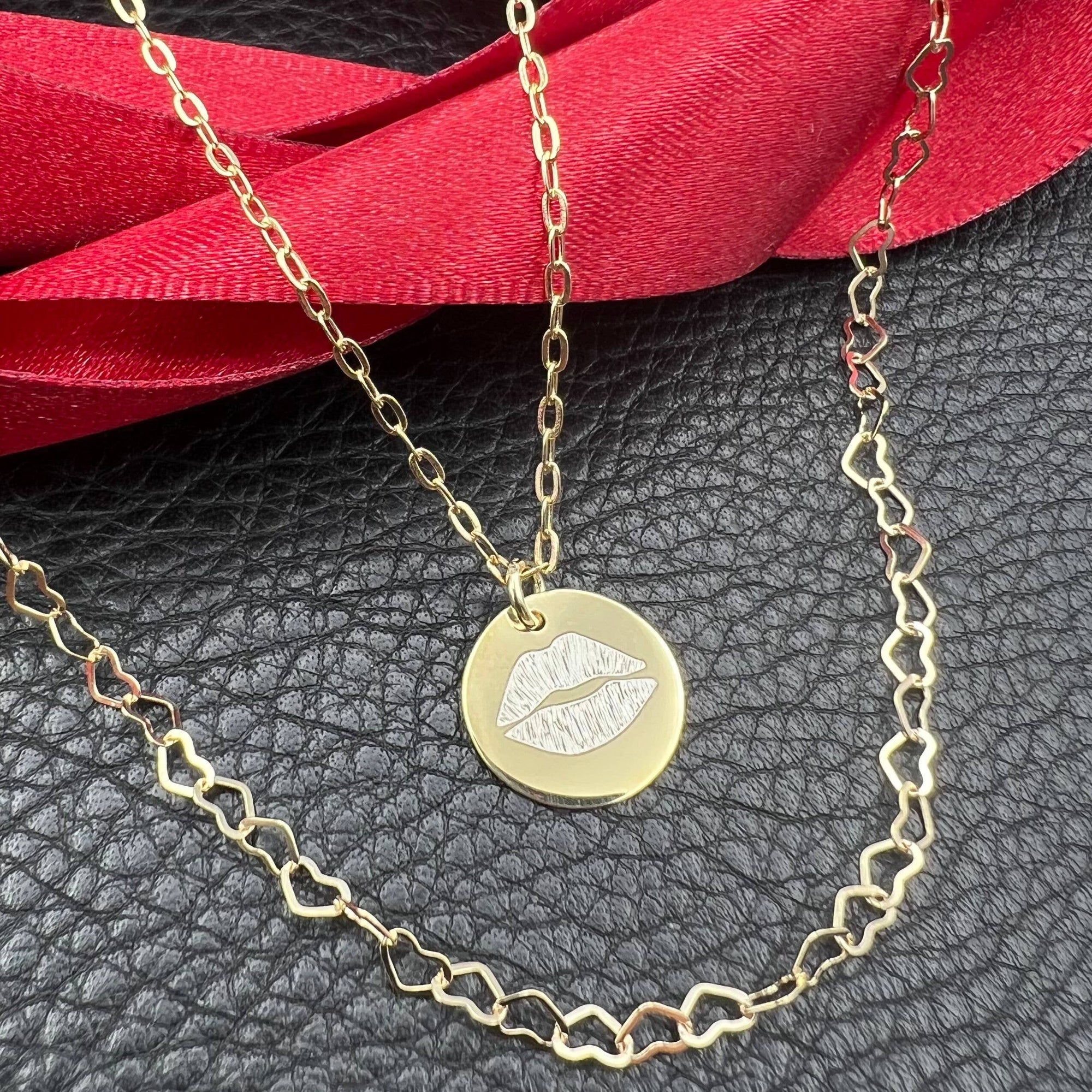 Mini Heart Link Necklace