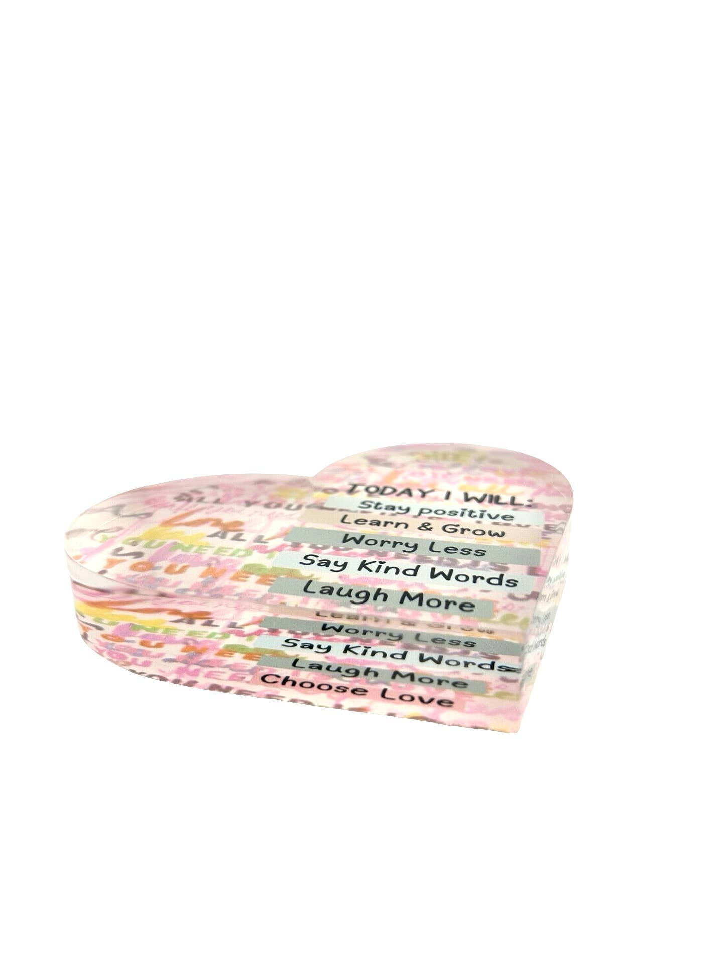 Acrylic Desk L'Objet, Stay Positive