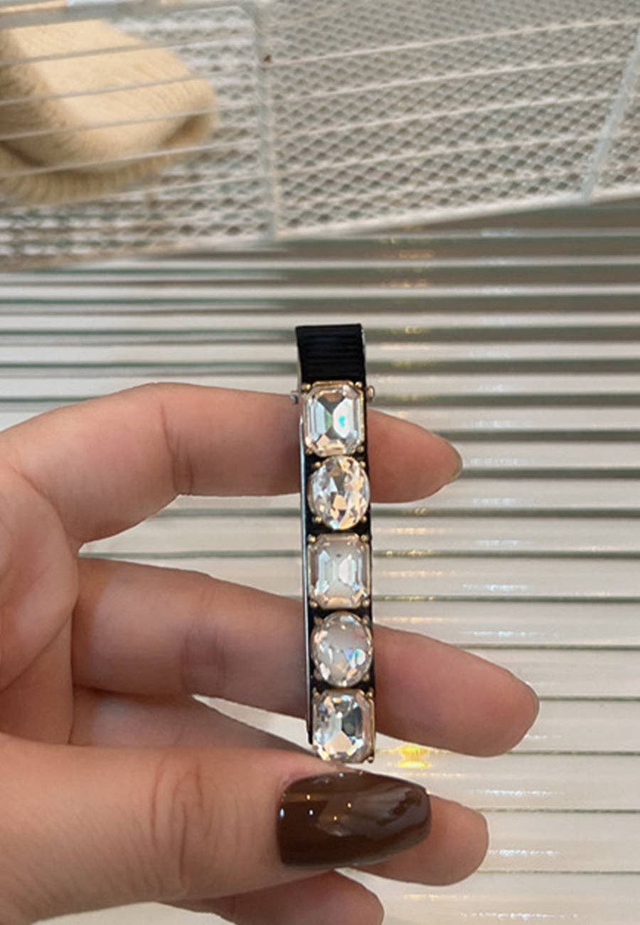 Vintage Crystal Hair Barrette