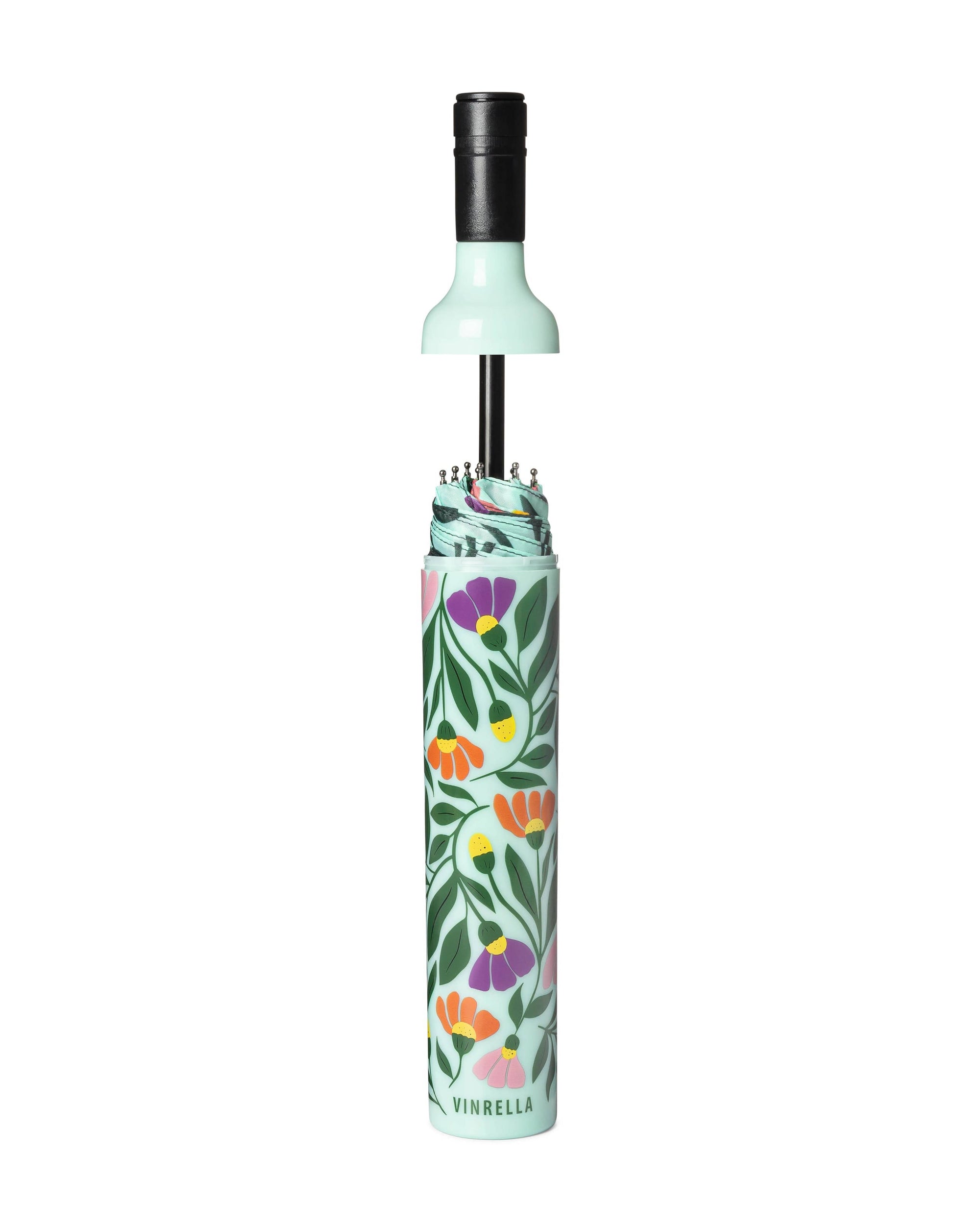 Wine Bottle Umbrella - Eden Floral