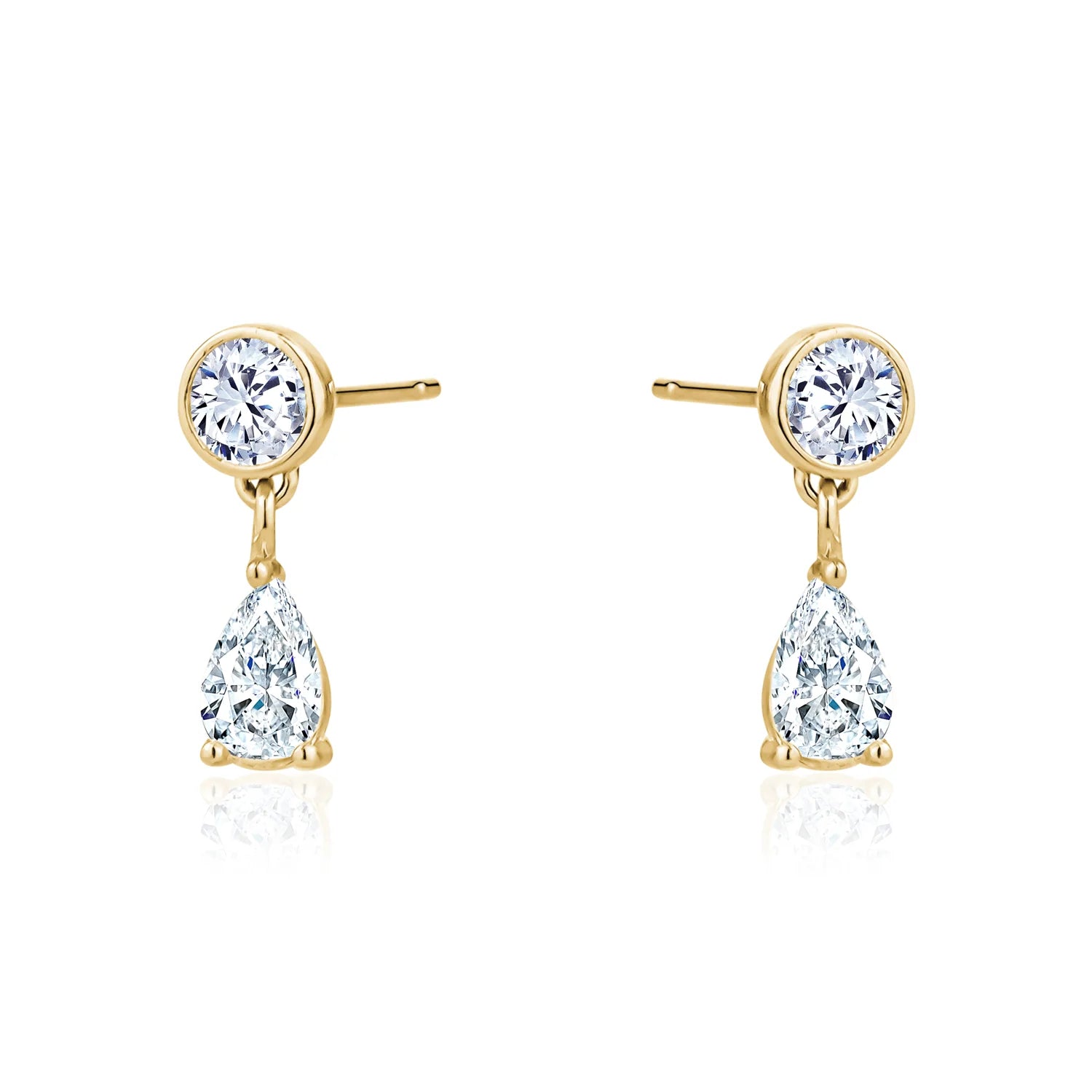Bezel Drop Studs