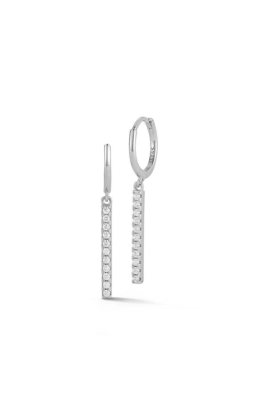 Bar Huggie Earring