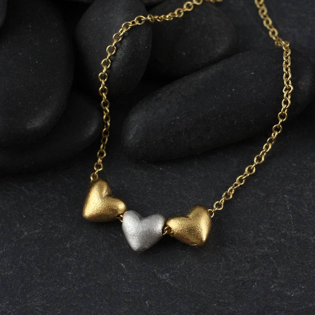 Triple Heart Necklace