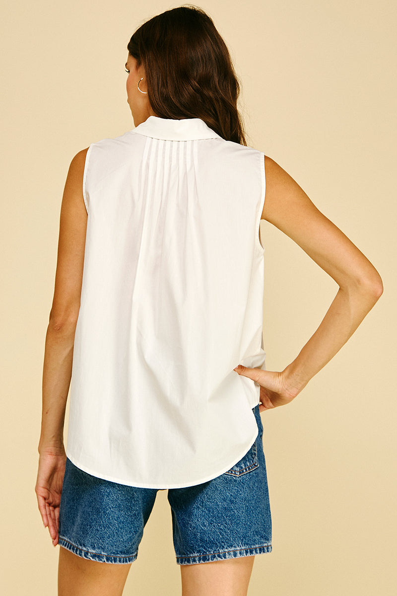 Cotton Sleeveless Top