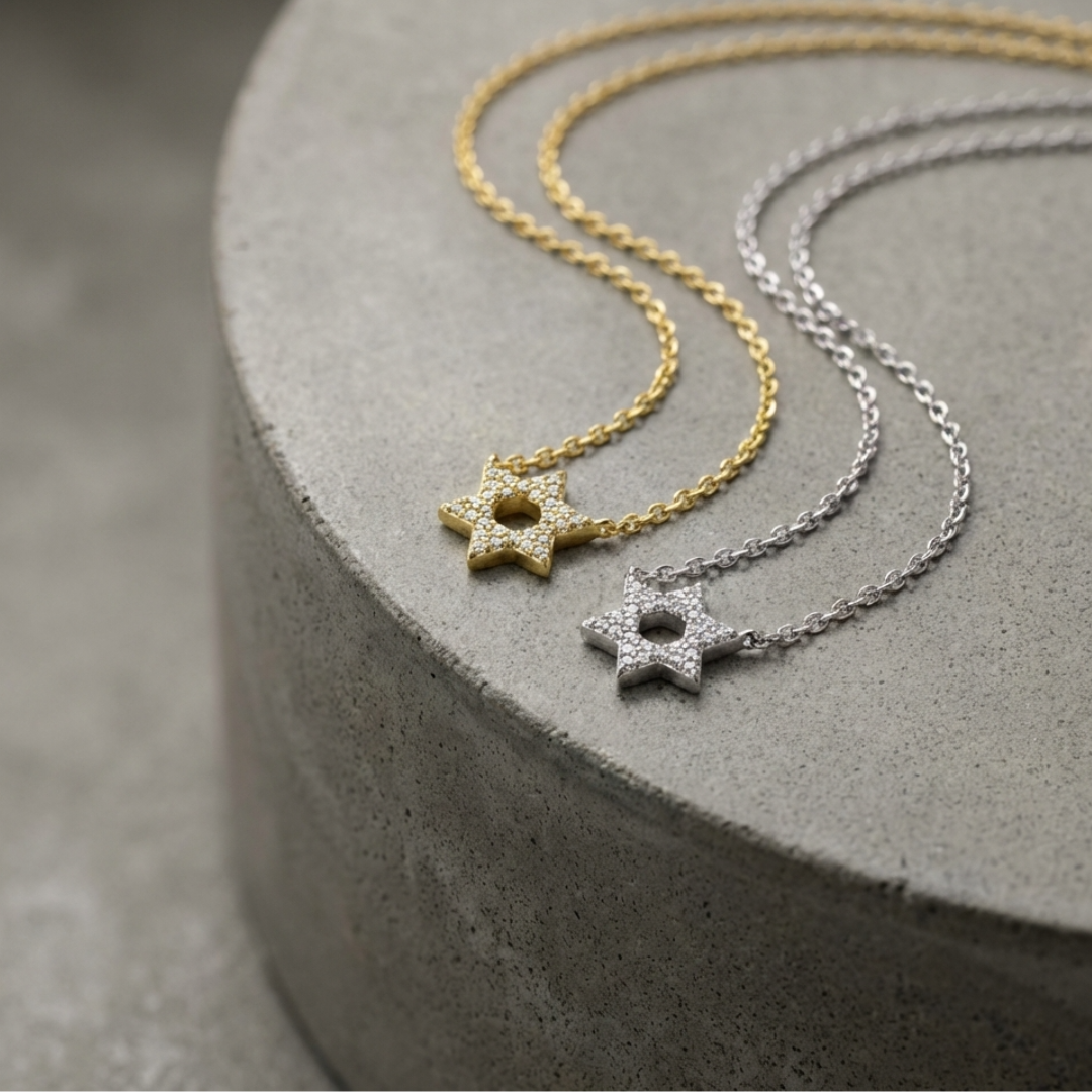 Dainty Star of David Necklace