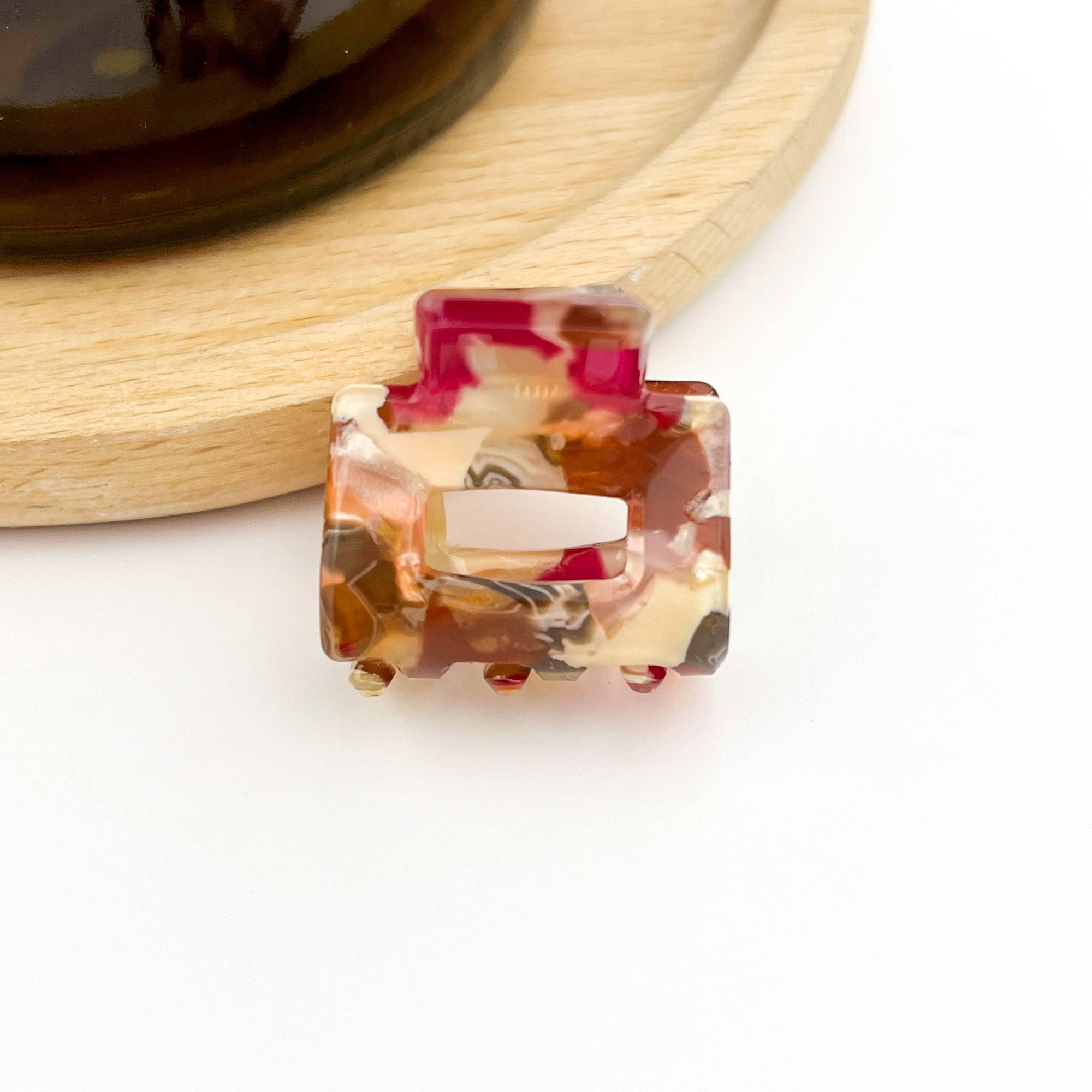 Mini Square Hair Claw Clip