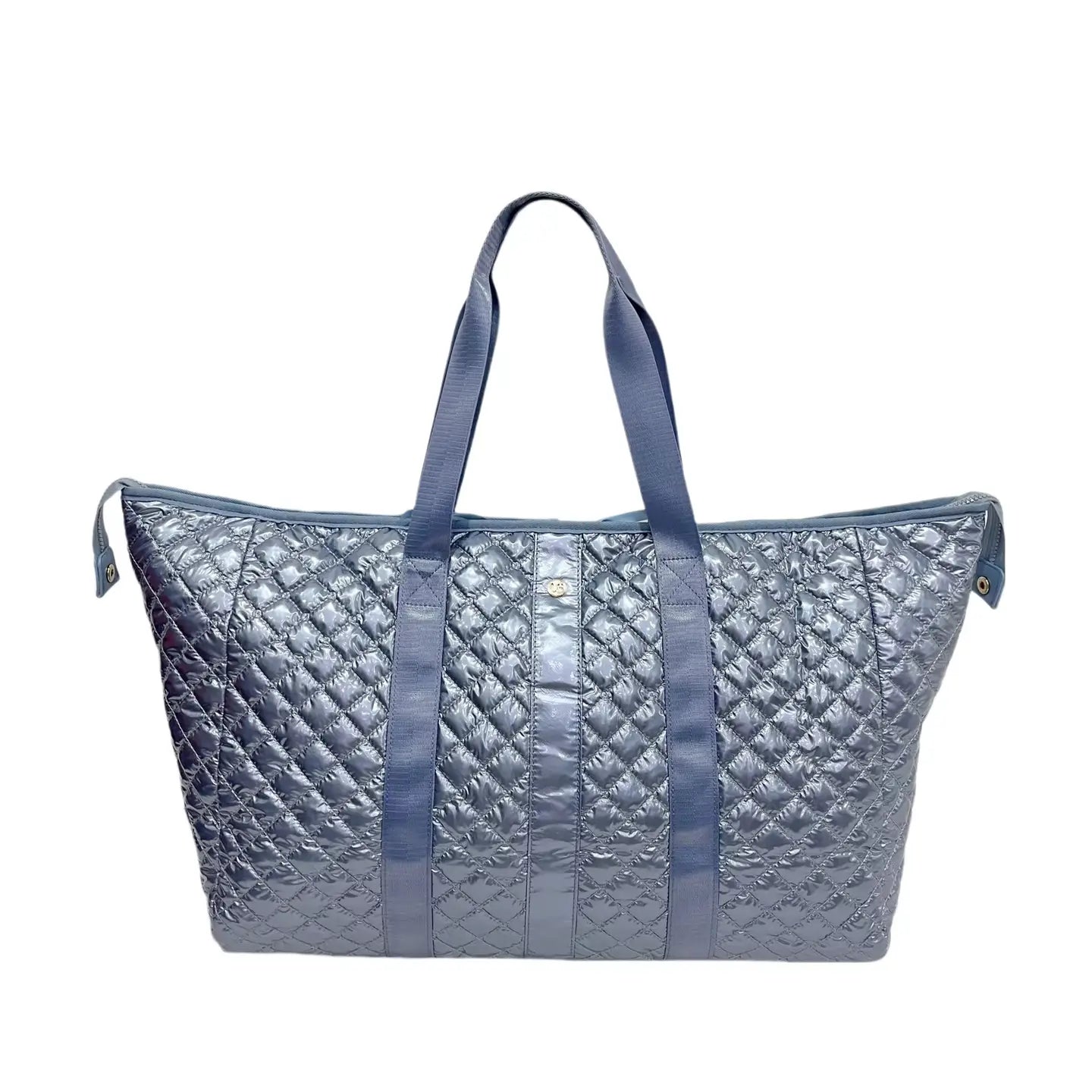 Quilted Diamond Weekend Bag - Frosted Sky