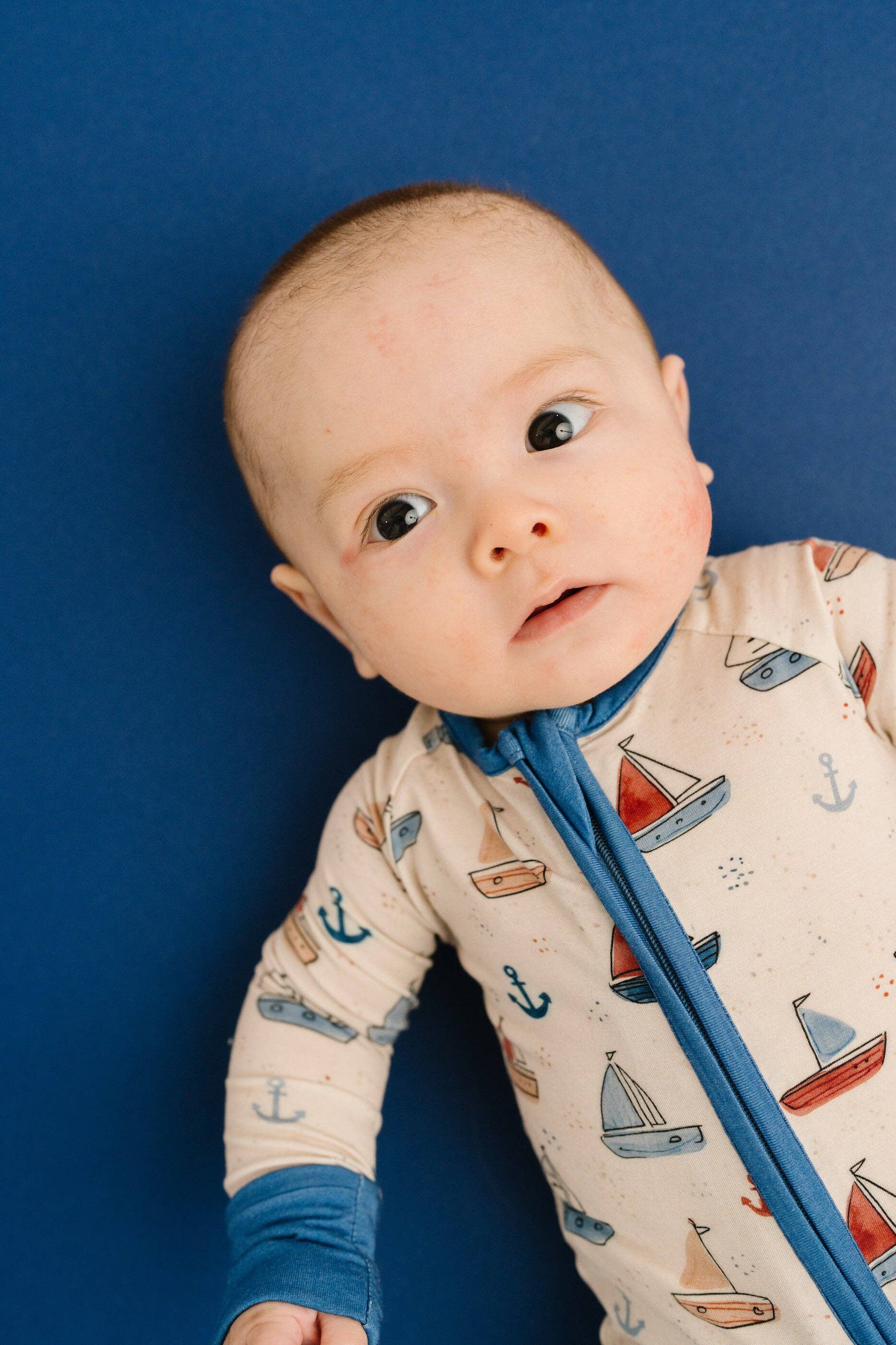 Baby Bamboo Sleeper: Nautical Sail