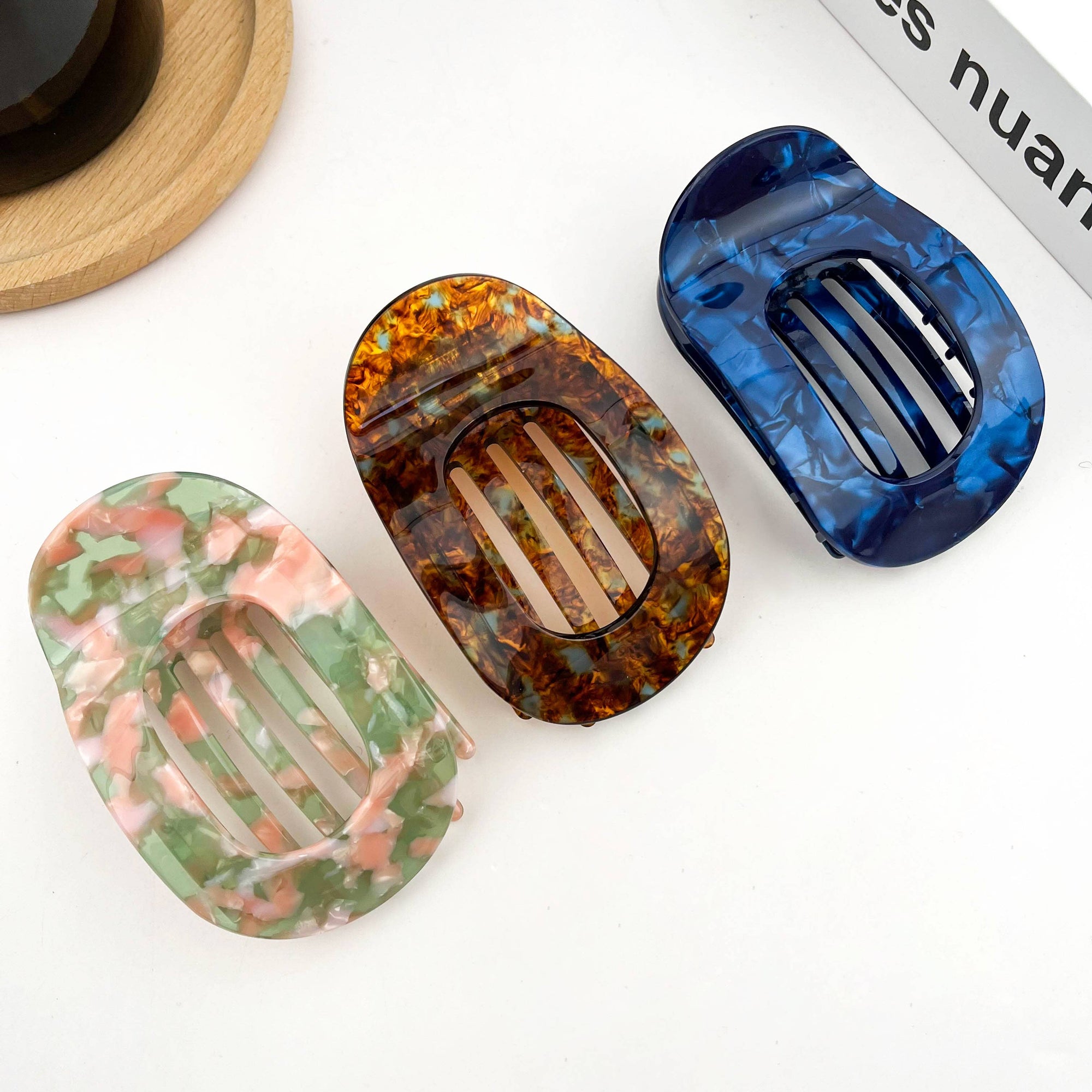 Flat Oval Claw Clip
