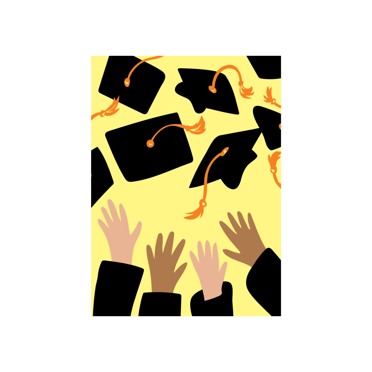 Hats Off - Graduation Greeting Card