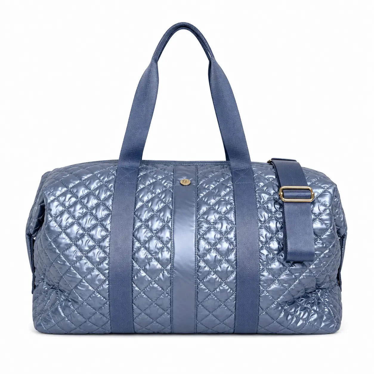 Quilted Diamond Weekend Bag - Frosted Sky