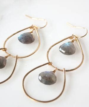 Gemstone Waterfall Earrings