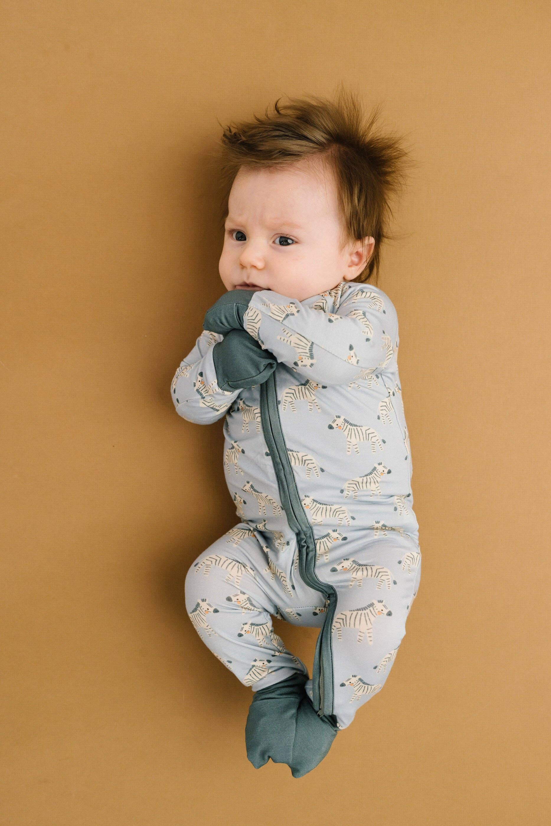 Baby Bamboo Sleeper - Zebra Friends