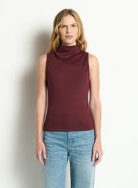 CHIARA DRAPE NECK TANK