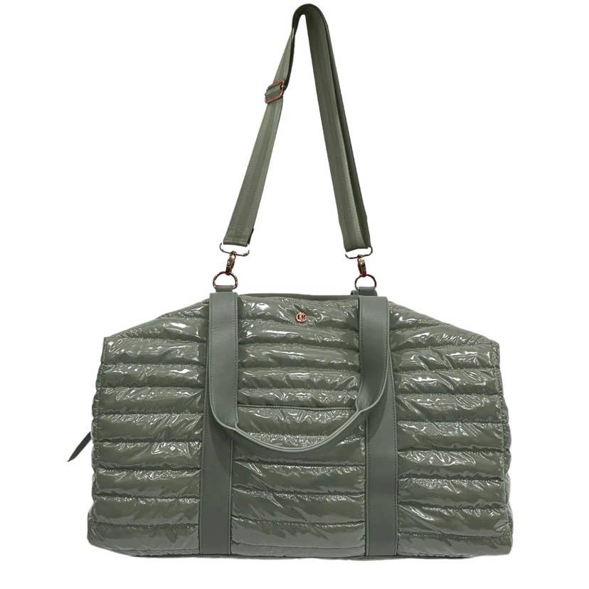 The Puffer Weekender Bag -  Sage