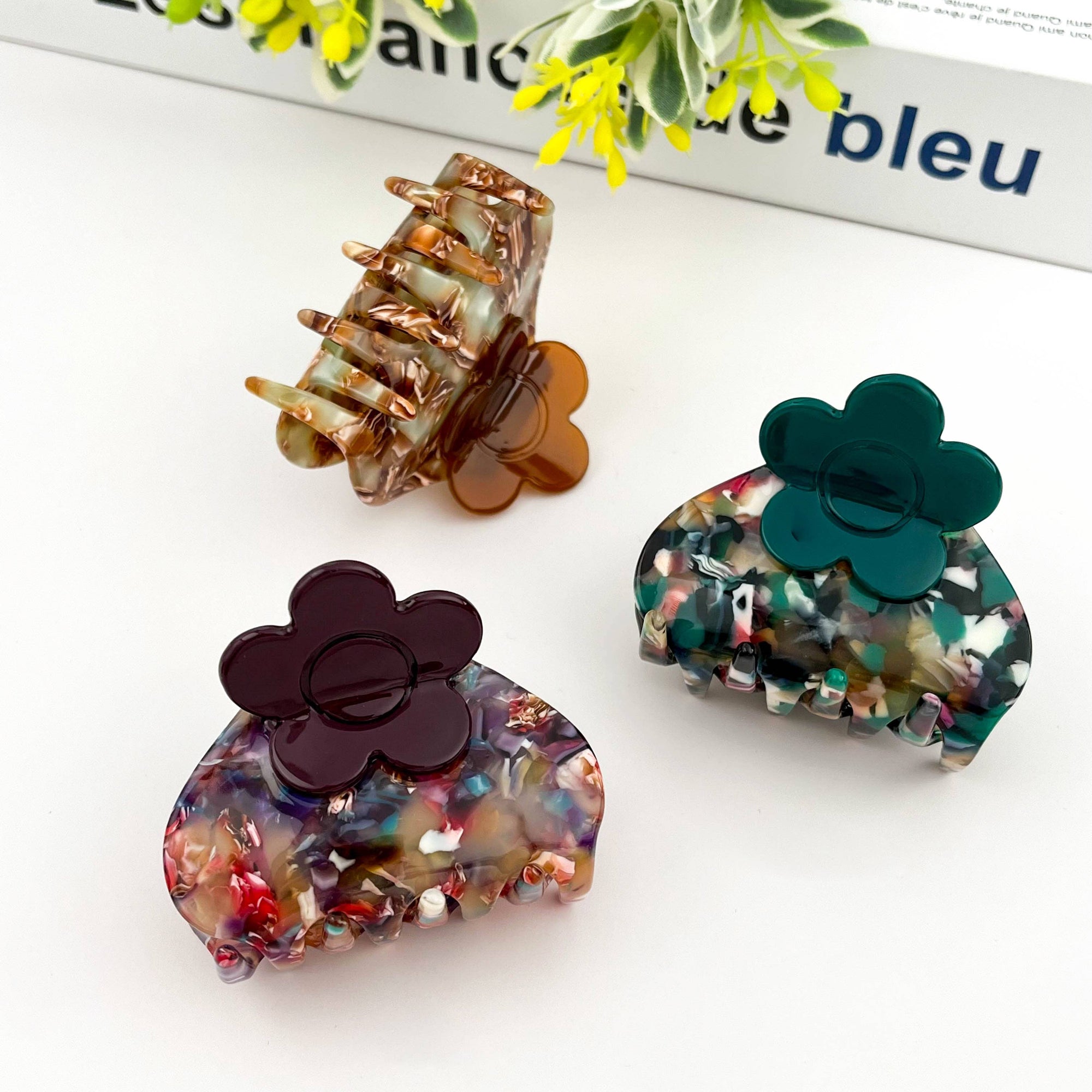 Flower Claw Clip