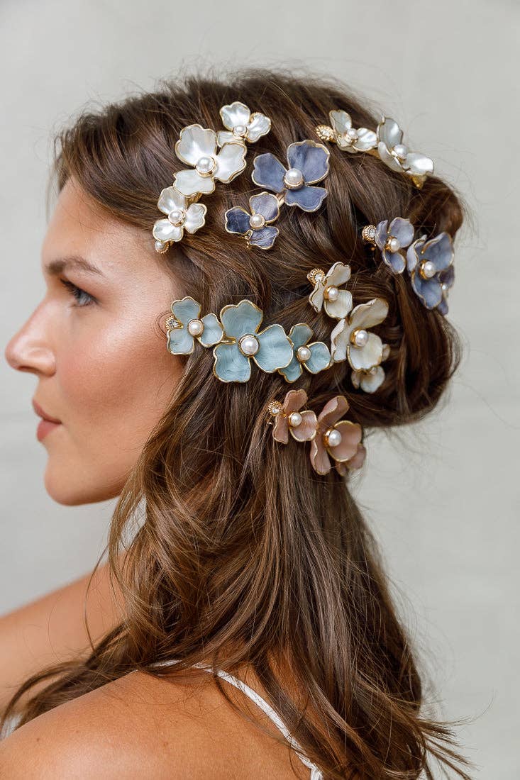 Pearl Petal Hair Barrette