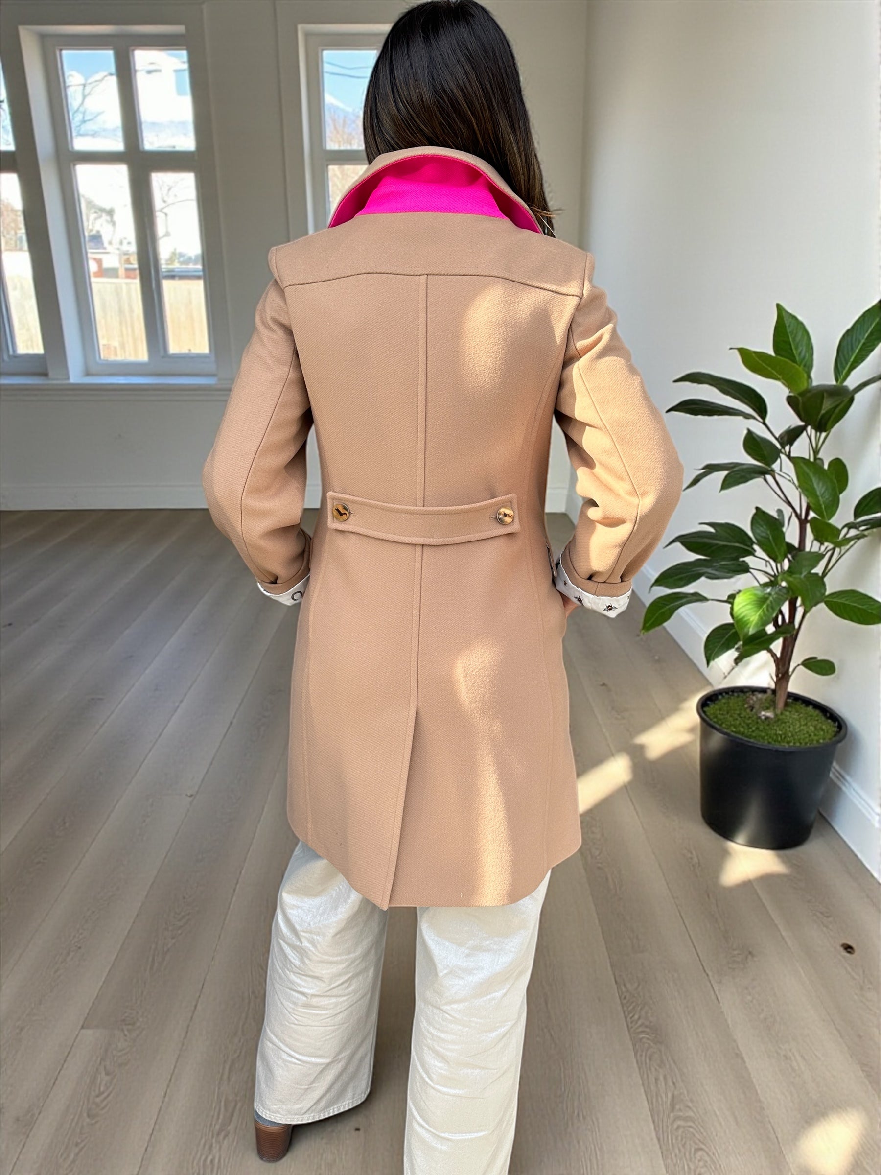 Lana Long Coat - Camel