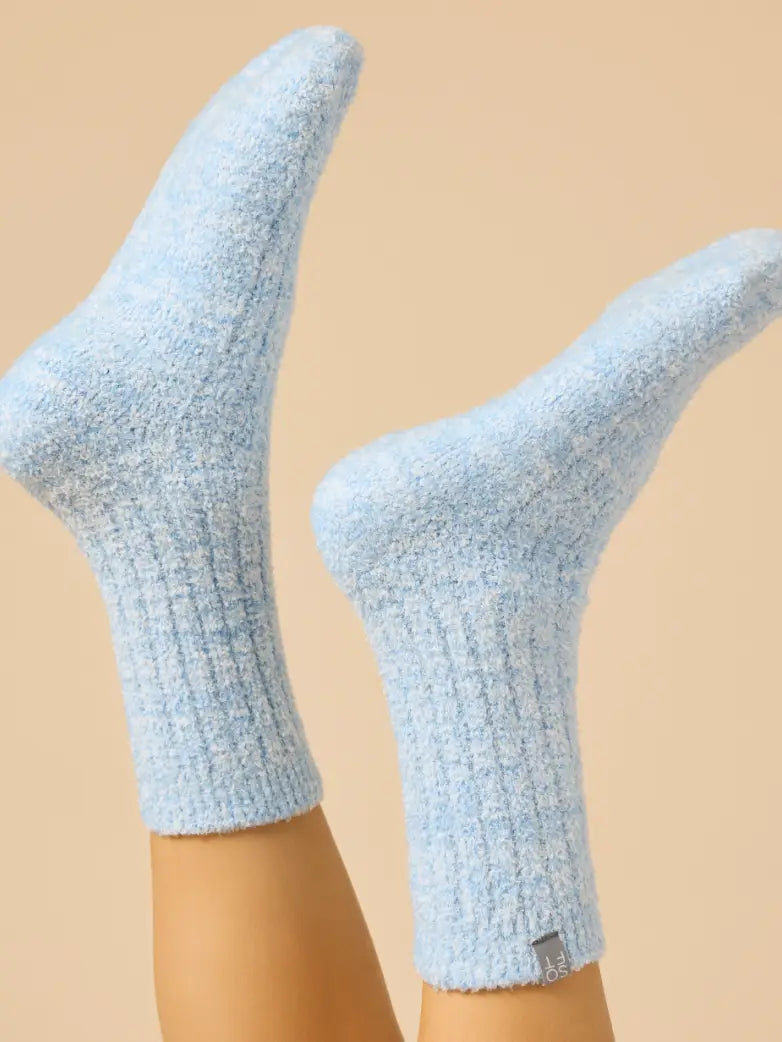 Marshmallow Crew Socks