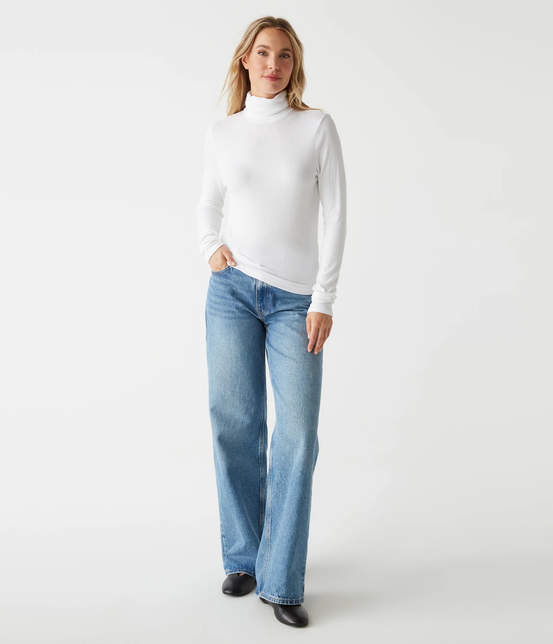 Tara Ribbed Turtleneck