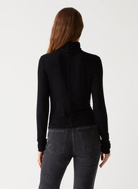 TARA CROP TURTLENECK