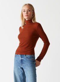 TARA CROP TURTLENECK