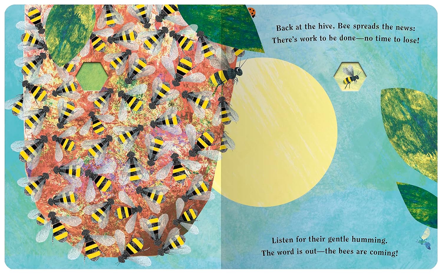 Bee Peek Through Board Book