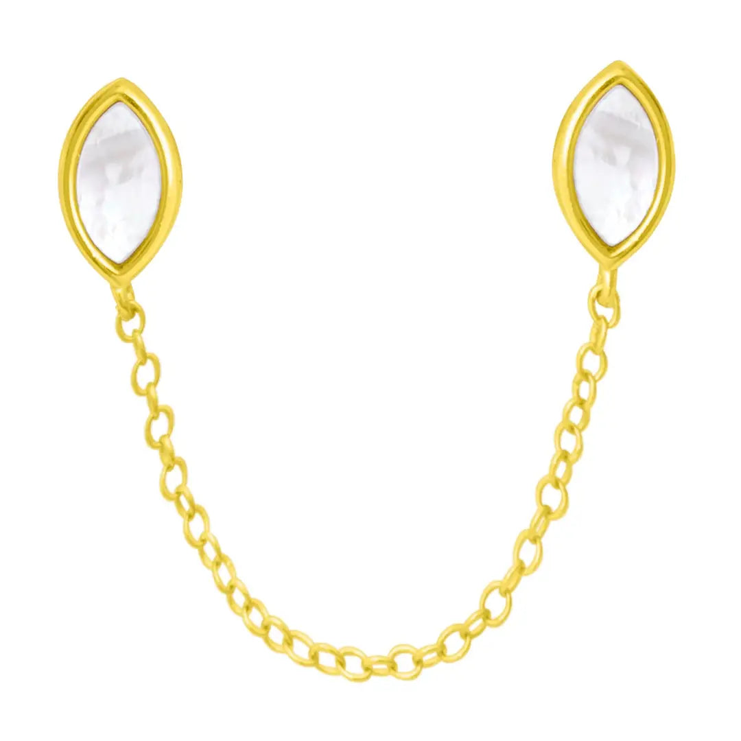 Cassia Chain Studs