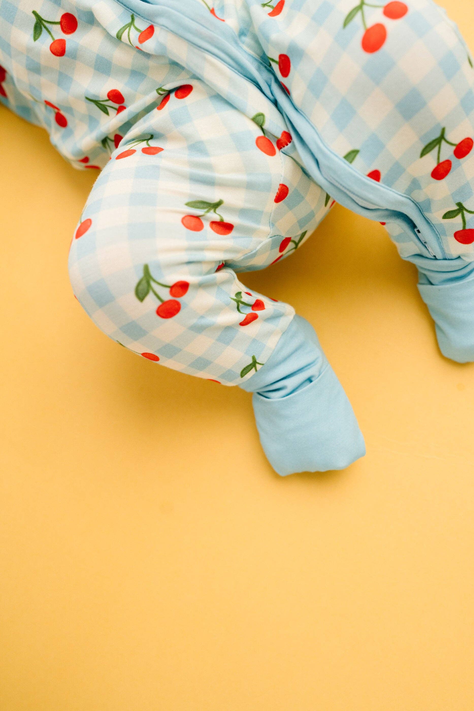 Baby Bamboo Sleeper - Cherry Picnic