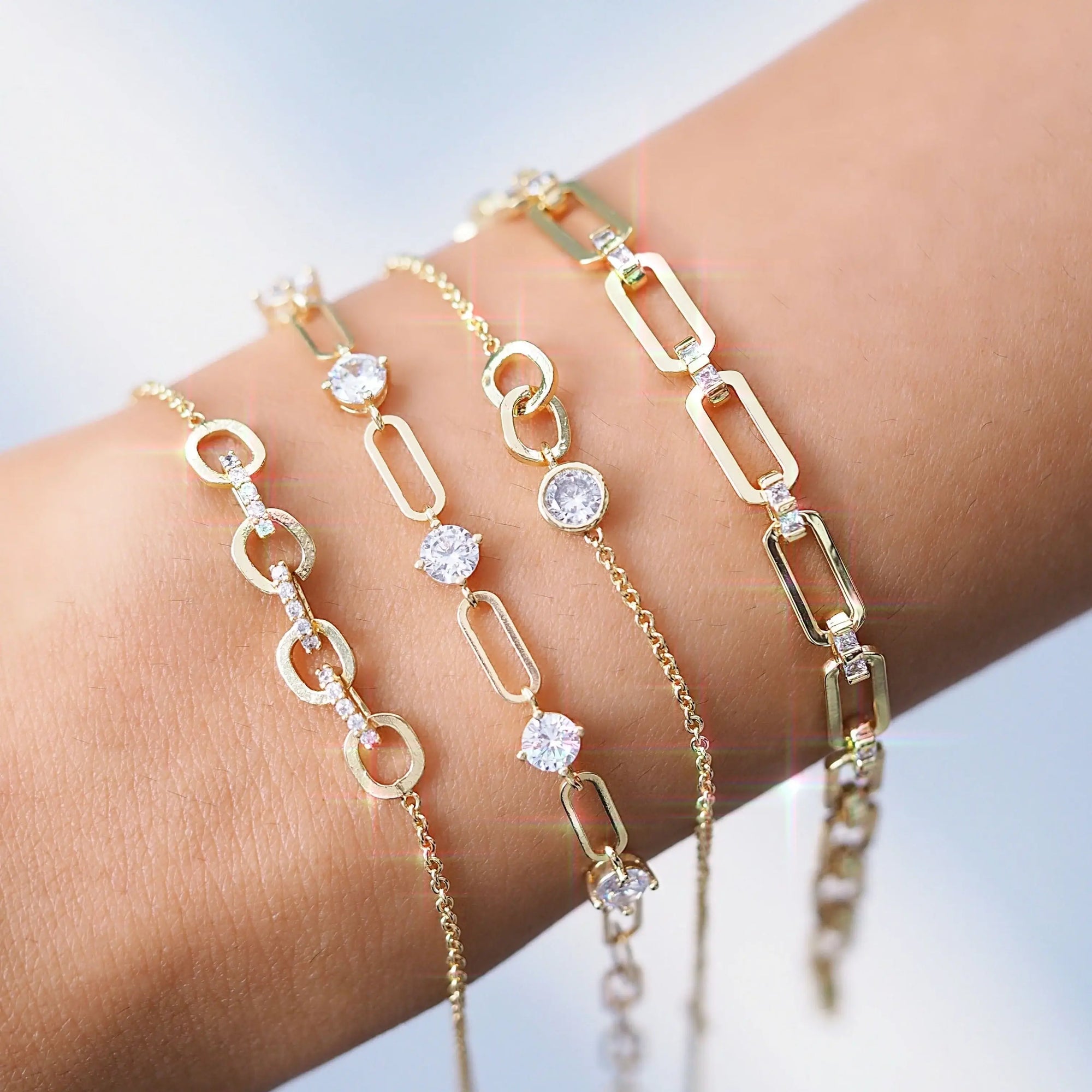 Double Link Chain Bracelet