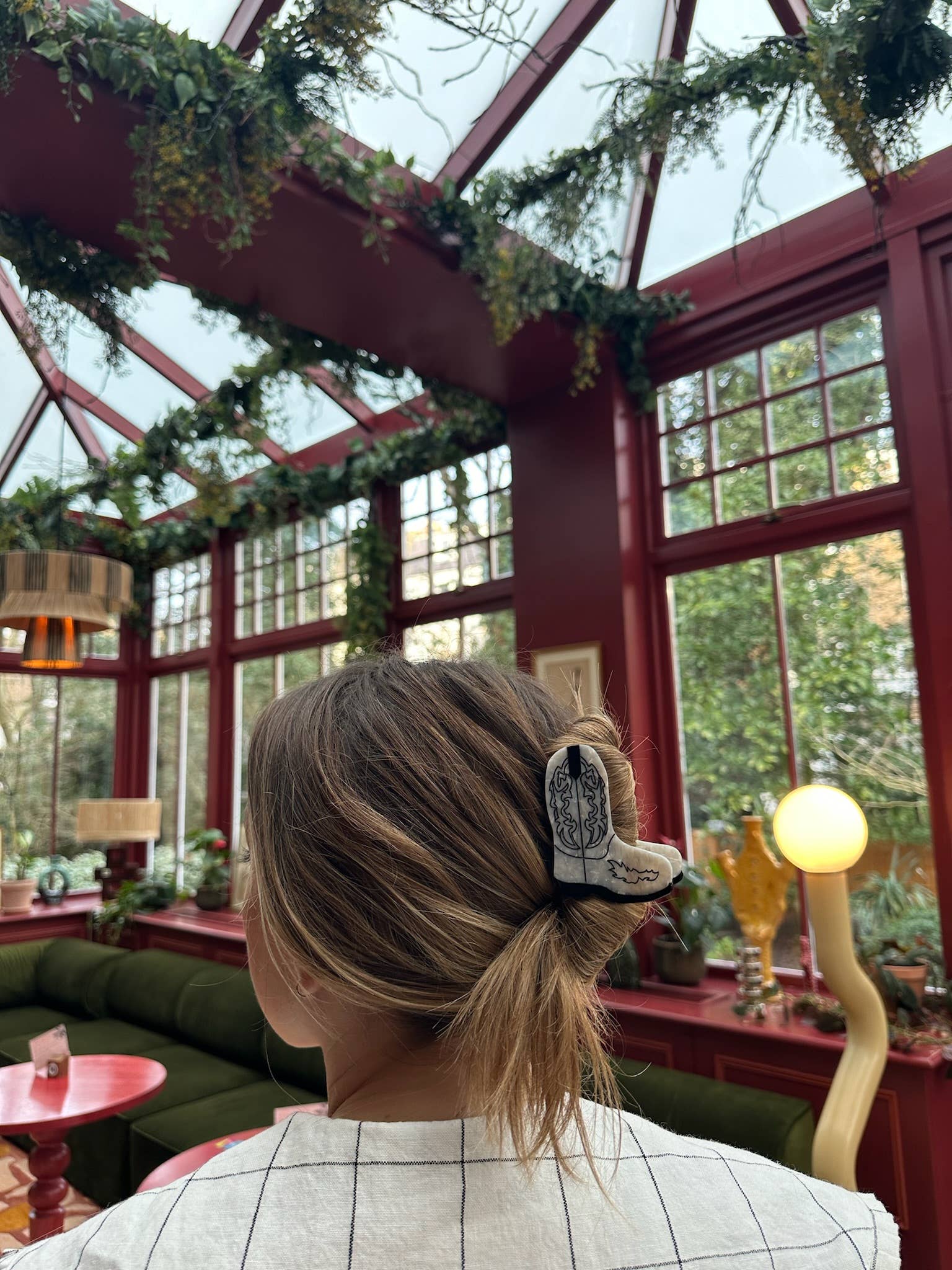 Western Cowboy Boot Hair Clip