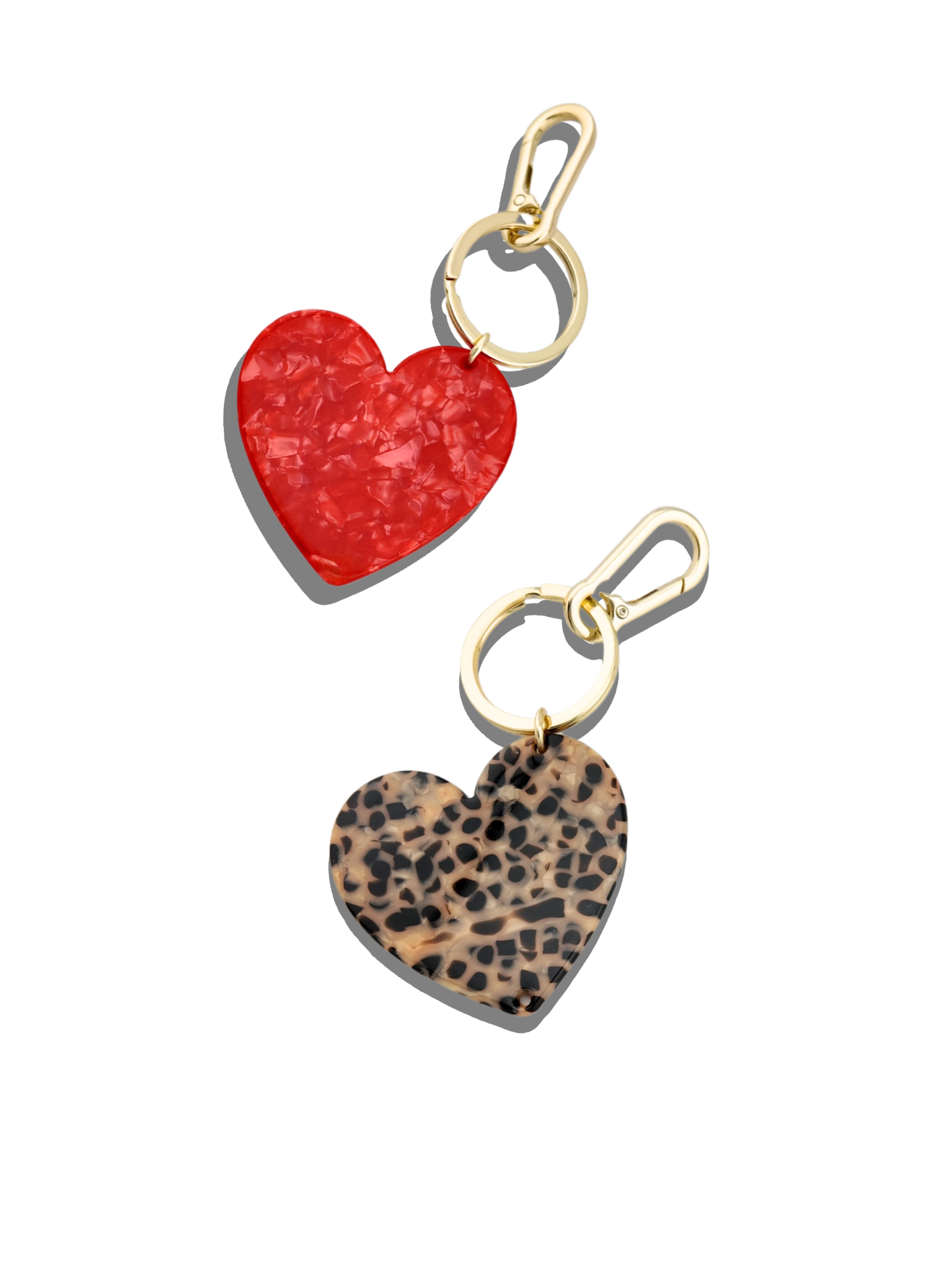 Handmade Heart Bag Charm + Keychain