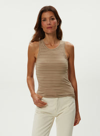 CAROLIE RIBBED TANK