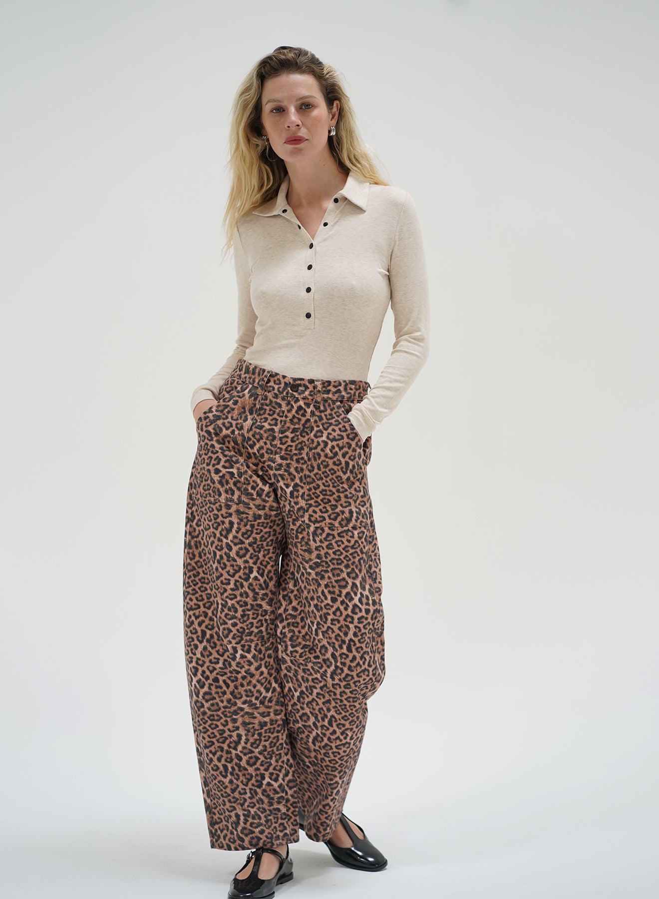 Kylee Snap Collared Top