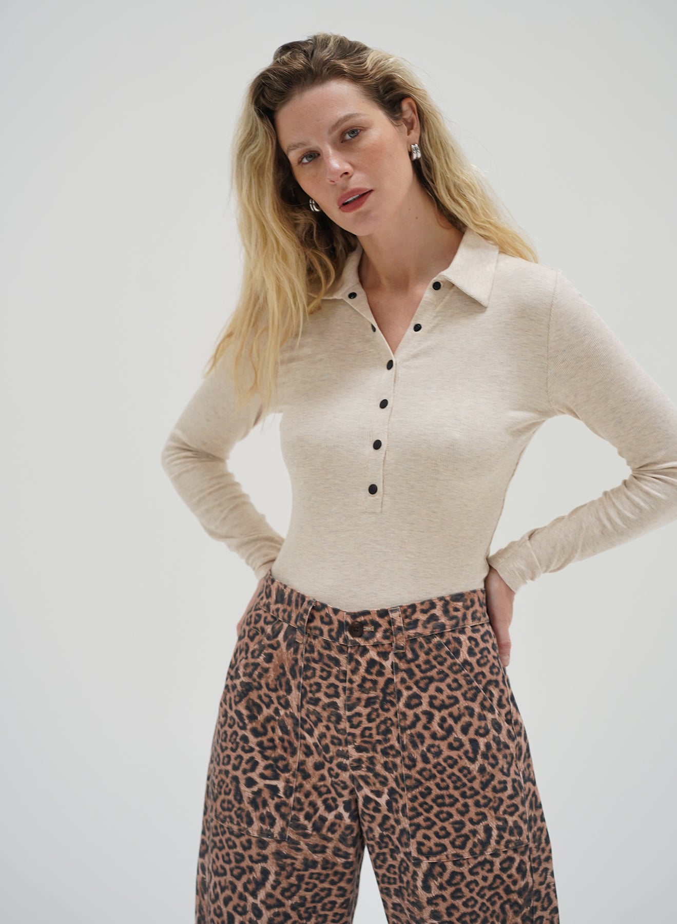 Kylee Snap Collared Top