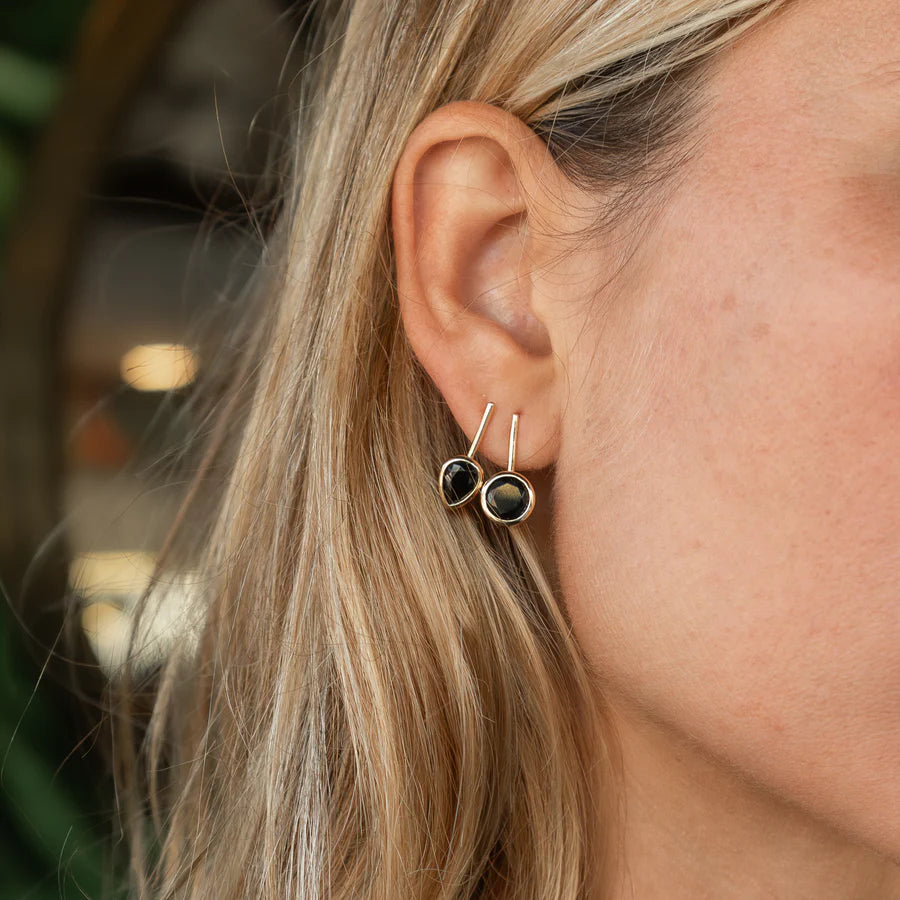Alöise Black Earrings