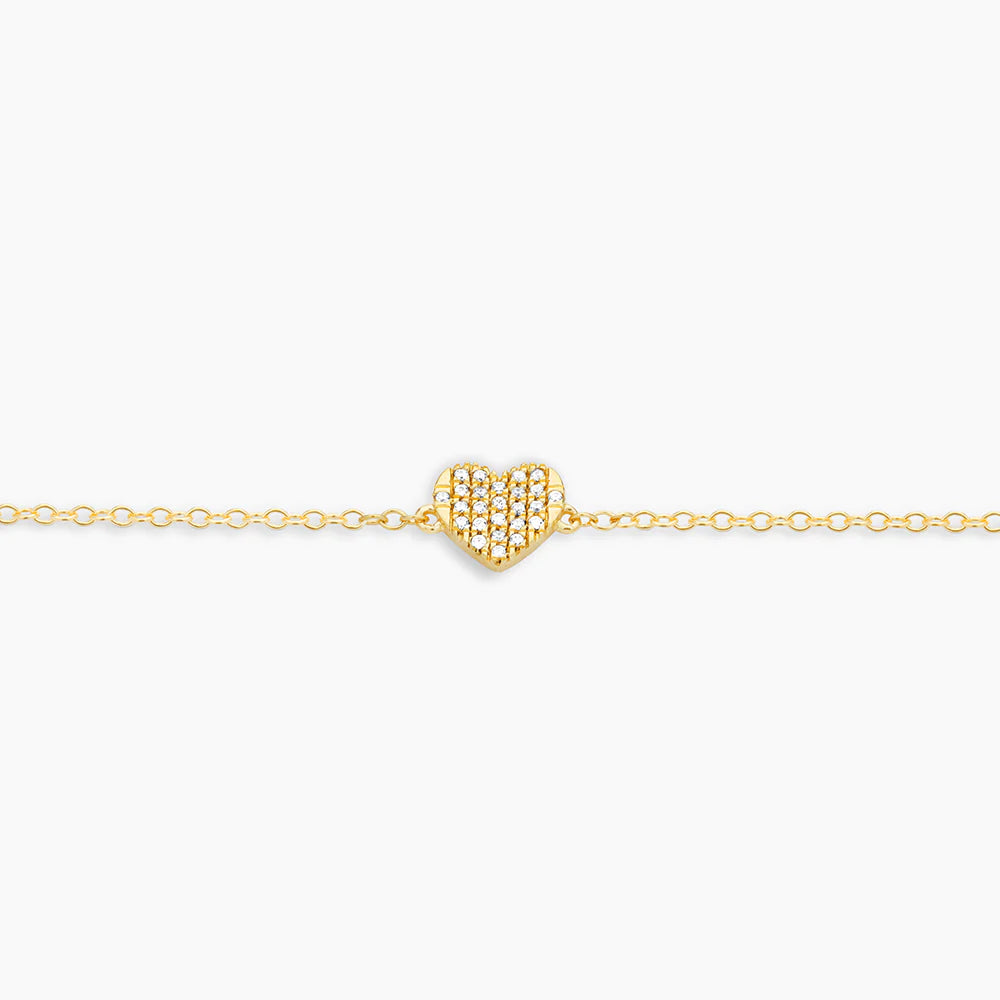 All Heart Diamond Chain Bracelet