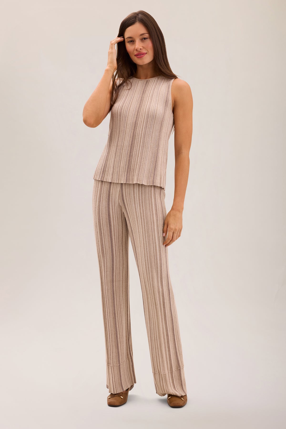CozyChic Ultra Lite® Lurex Rib Tank