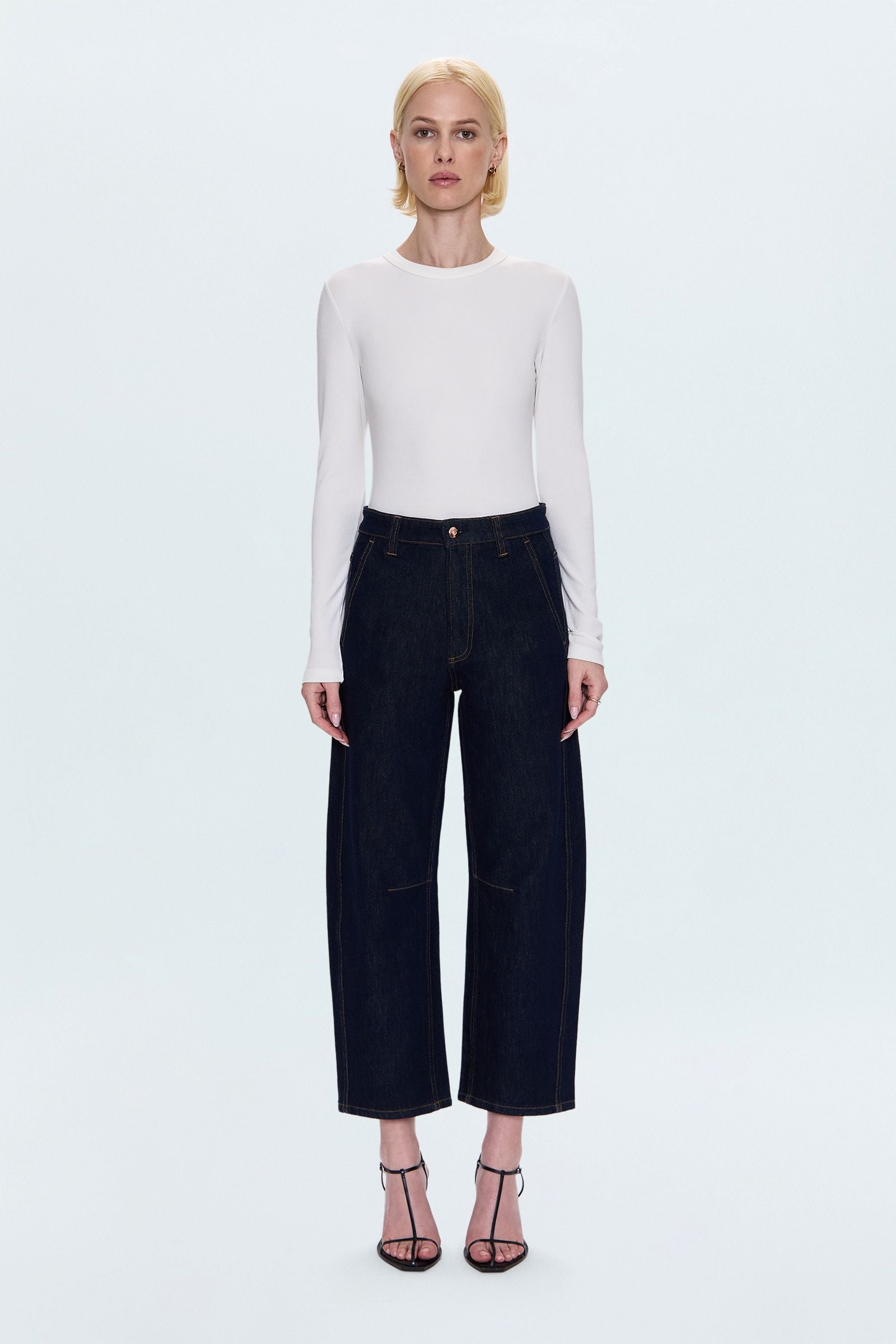 Beau Seamed Crescent Jean