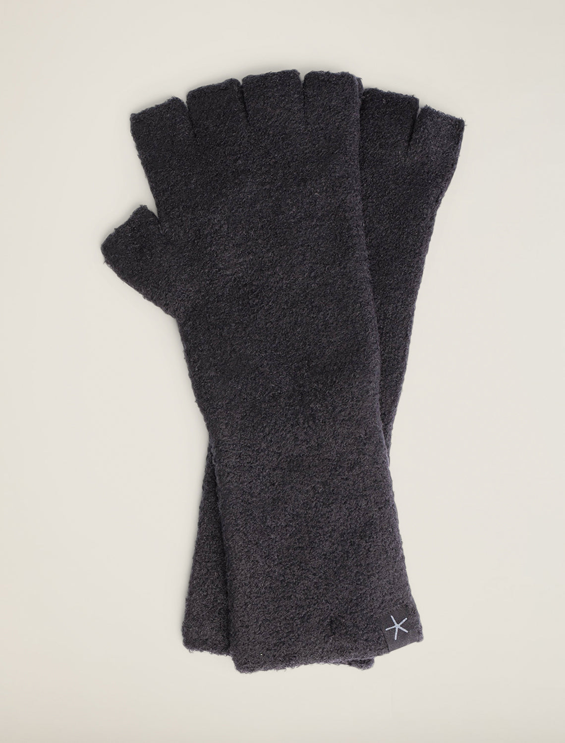 CozyChic Lite® Fingerless Gloves - Black