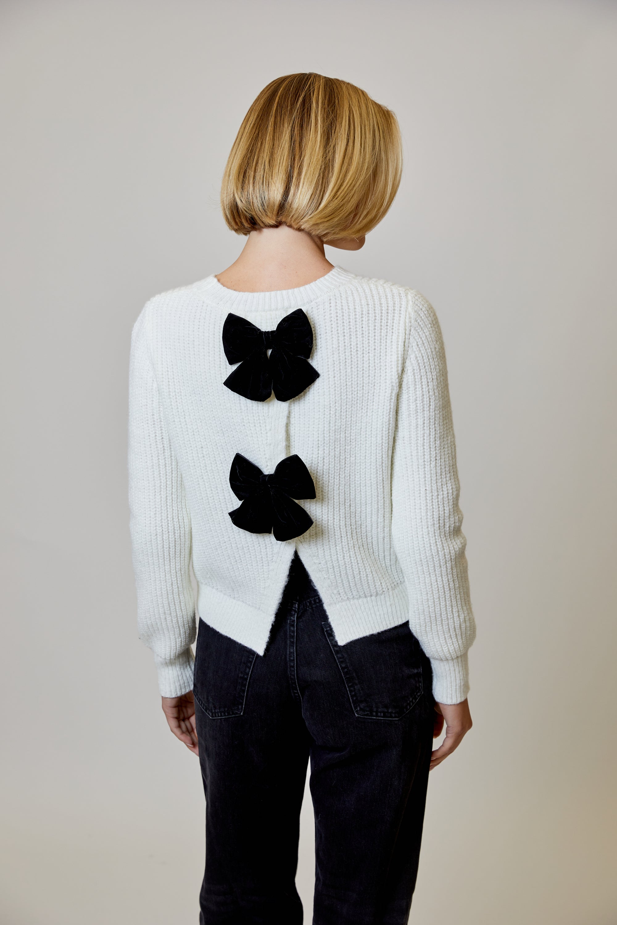 Bow Back Sweater