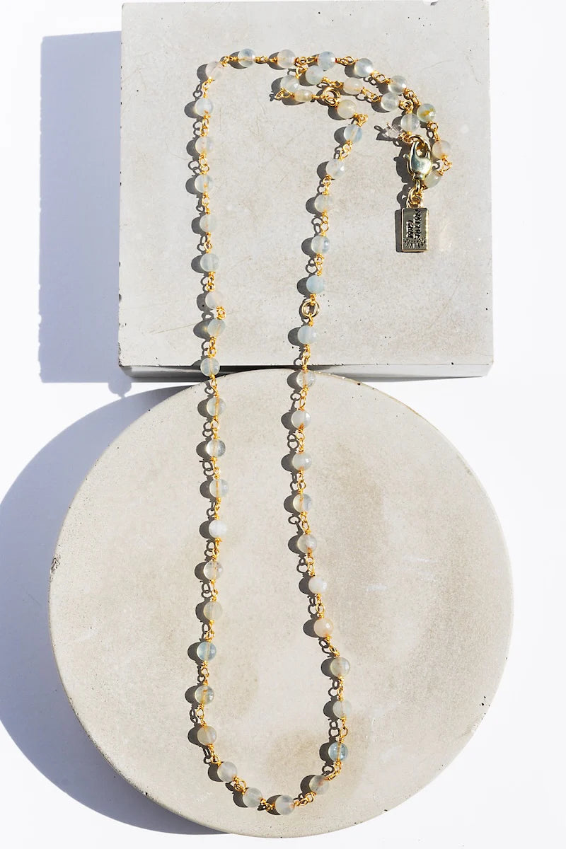 Aquamarine Stone Chain