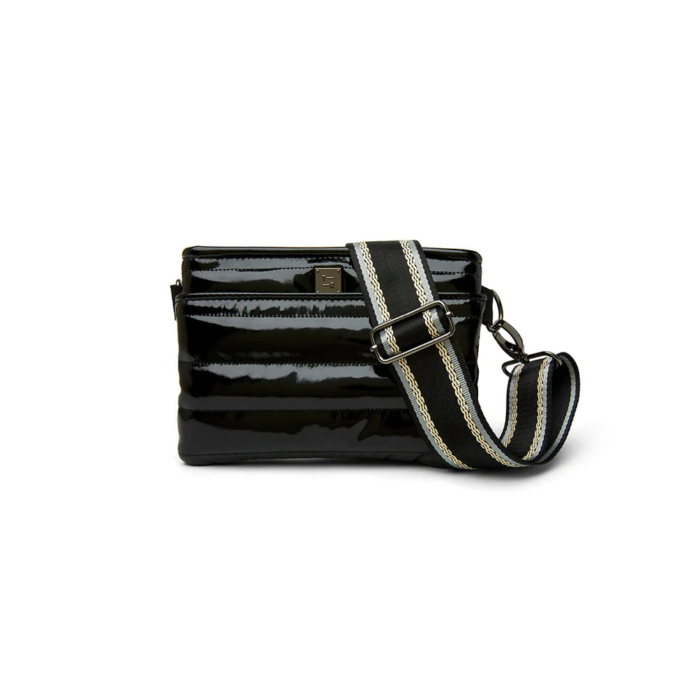 Bum Bag Crossbody - Black Patent