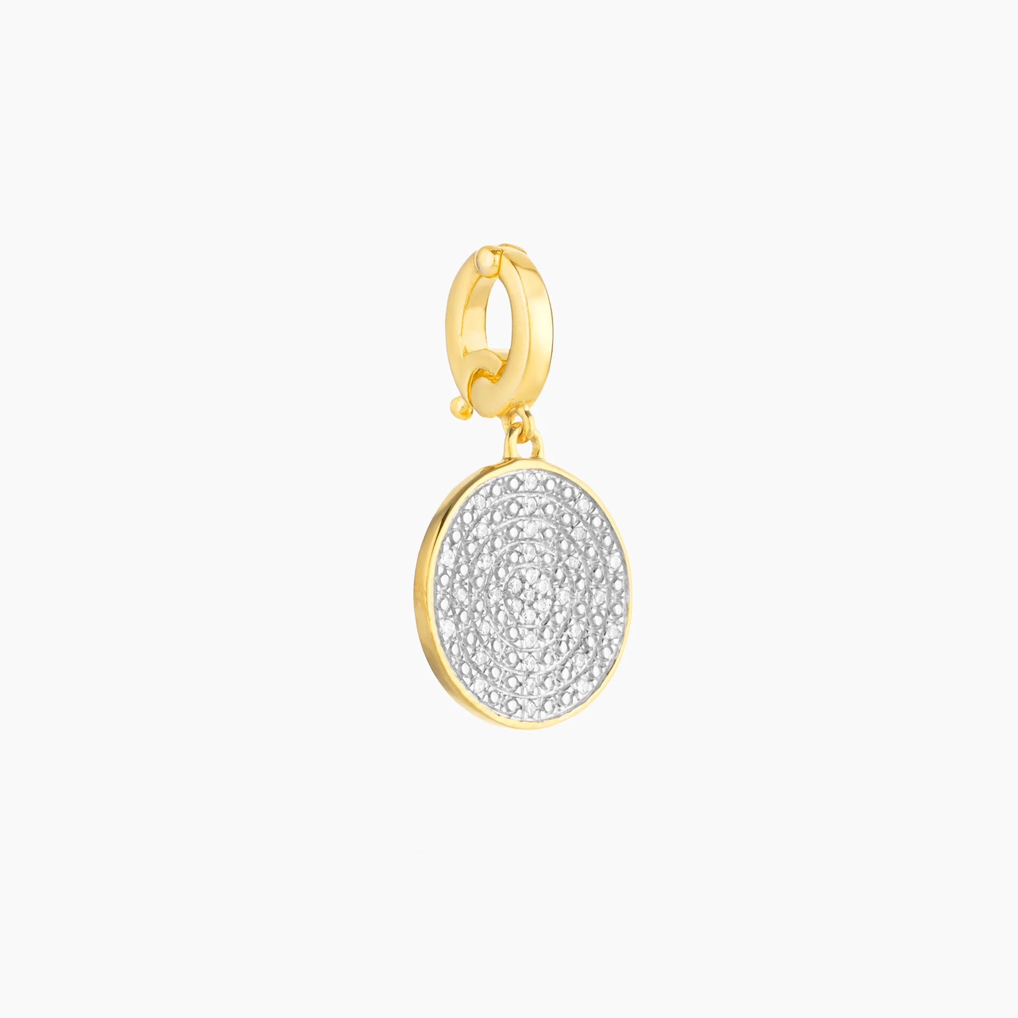 Diamond Disc Charm