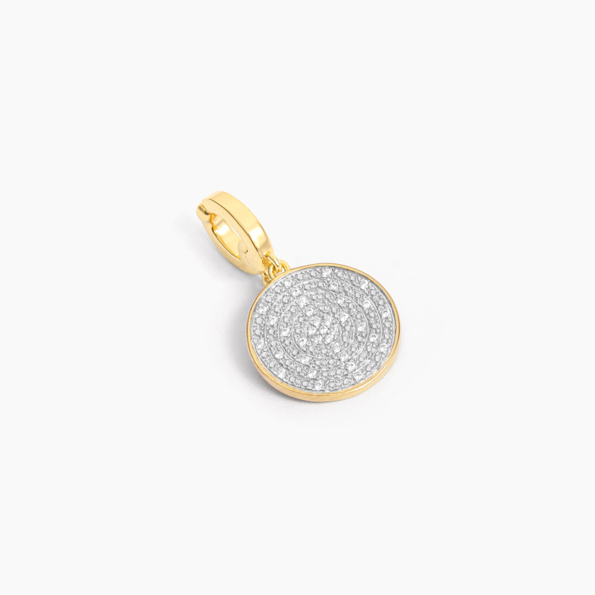 Diamond Disc Charm